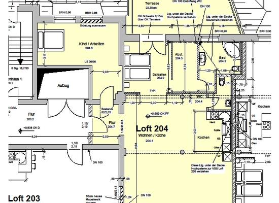 Grundriss Loft 204