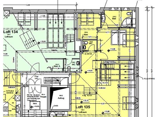 Grundriss Loft 135